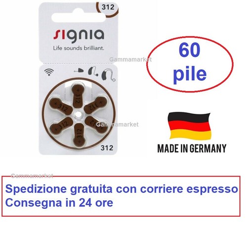 Pile batterie signia 312 - pile,