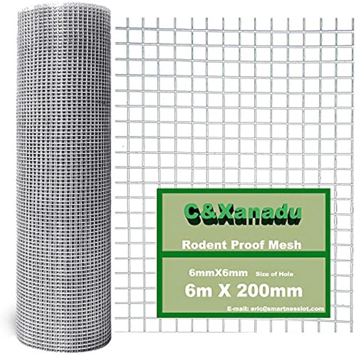Xanadu 200mmx6m rodent mesh - 200mmx6m,