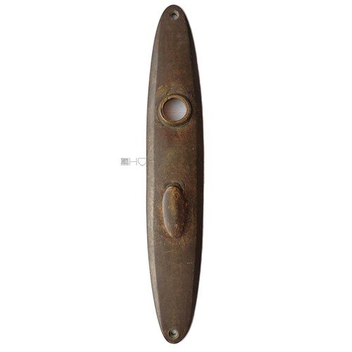 Placca vintage ovale ottone - ovale, in