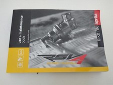 libretto uso manutenzione manuale APRILIA RSV4 FACTORY 894054 I D F E