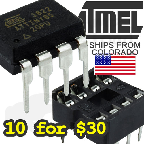 Atmel attiny85 con - atmel, o