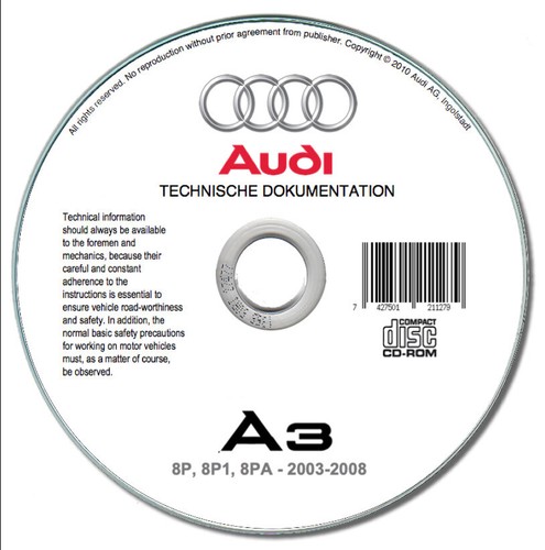 Audi 2003 2008 - a3, (8p)
