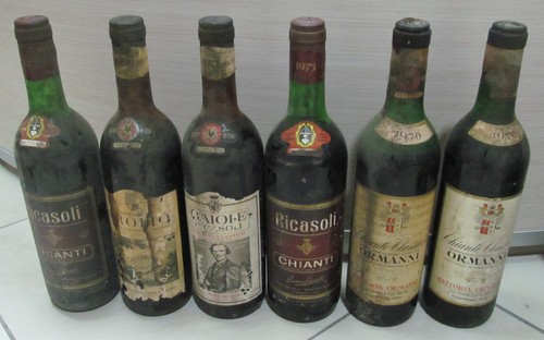 Lotto bottiglie vino vintage - vino,