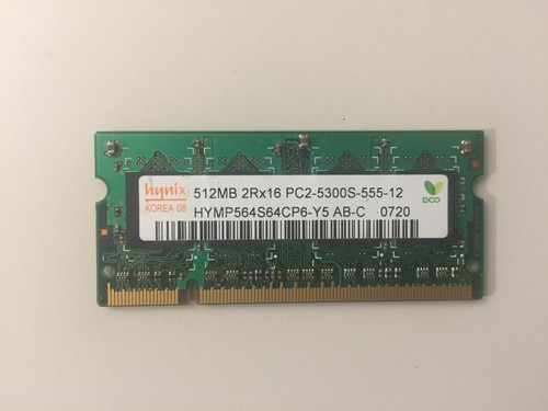 Ram sodimm 512mb ddr2 667mhz