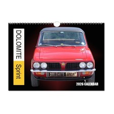 Calendario fotografico Triumph Dolomite Sprint Retro 2026/27 personalizzato scegli partenza