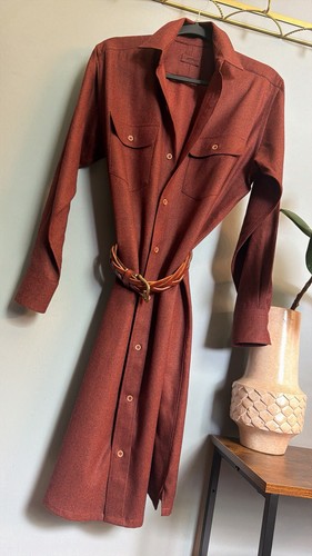 Abito camicia lana - camicia, borgogna