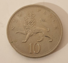 1976 10 Pence Nuovi Regina