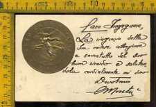 Cartolina Aeronautica  Aviazione Aero Club Italia FAI Autografo Carlo Montù