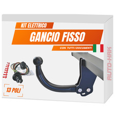 Gancio di traino fisso per MITSUBISHI PAJERO V60 solo 3porte 05.2000/02.2007 13p