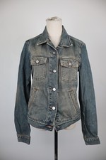 CALVIN KLEIN JEANS GIUBBINO DONNA Tg. L WOMAN CASUAL JACKET COTONE COTTON DENIM