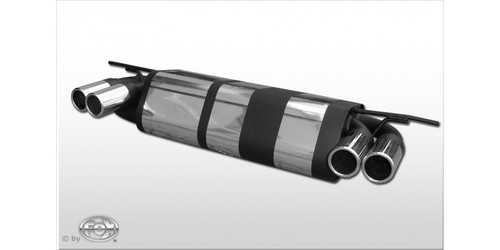 Uscita silenziatore fox 2x63 - silenziatore,