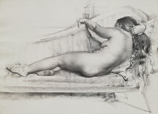 PIETRO ANNIGONI: Rara Litografia di cm. 70x50 Firmata con Timbro. STUPENDA!!!