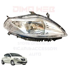 FARO ANTERIORE FANALE DESTRO DX PER LANCIA YPSILON 312 Y DAL 2011 AL 2020 NO LED