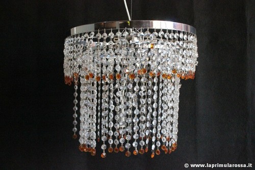 Lampadario vintage con - lampadario,