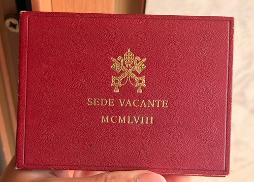 500 lire 1958 - vaticano, sede