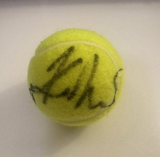 Pallone da tennis autografato