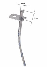 SONDA FUMI CON FLANGIA