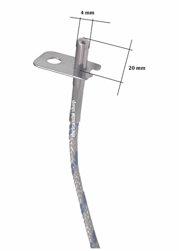 Sonda fumi con flangia - sonda,