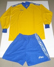 COMPLETO CALCIO CALCETTO ASICS  VINTAGE ANNI 80 FOOTBALL SOCCER  ASICS TG. XL