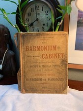 The Harmonium Cabinet 350 pezzi sacri secolari libro di musica antica 1800 RARO
