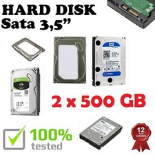 2 x Hard Disk 500GB SATA 3.5"