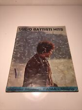 LUCIO BATTISTI HITS SPARTITO