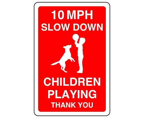10mph rallenta bambini - , che