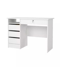 SCRIVANIA "PARIS" CON CASSETTI BIANCO 109,3,48,5X75,6 CM