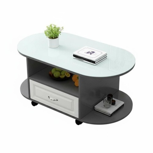 Tavolino ovale con cassetto - tavolino,