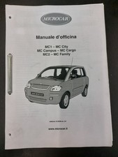 Manuale Officina Microcar MC1 MC CITY MC2 come Nuovo