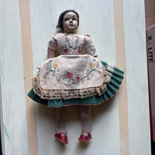 Bambola D’Epoca In Stoffa