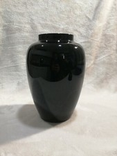 Vaso VENINI design Carlo Scarpa vetro nero di MURANO 1985, copia