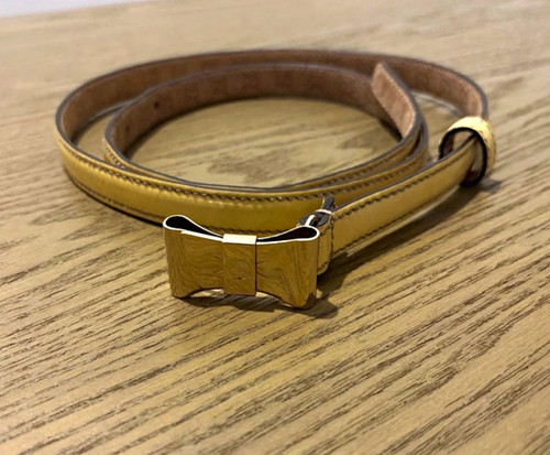 Gucci cintura fiocco pelle - fiocco,