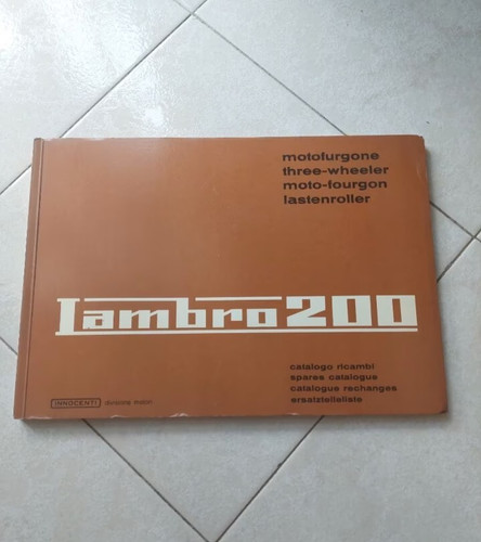 Catalogo ricambi motofurgone