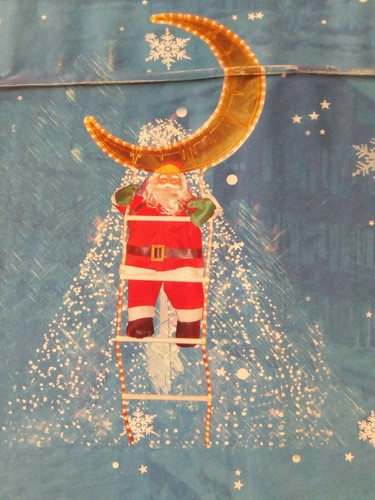 Babbo natale luminoso con - natale,