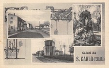 A1904) SALUTI DA S CARLO FERRARA 3 VEDUTINE