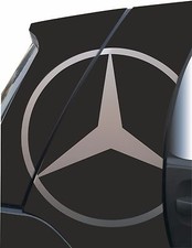 ADESIVI MERCEDES SMART DECORO LOGO MERCEDES (COPPIA) DIAMETRO 40 CM