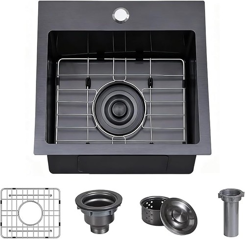 Lavello nero 15x15 - , pollici