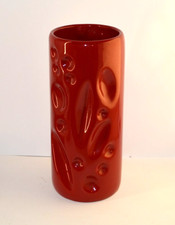 CERAMICA 4 P PARESCHI LAVENO VASO ROSSO  Vintage