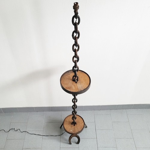 Lampadario vintage brutalista - vintage,
