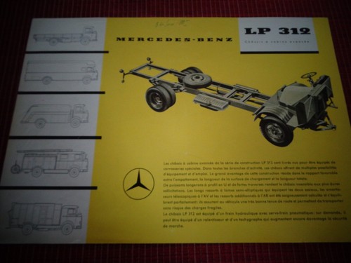 Pub camion mercedes 312 - mercedes,