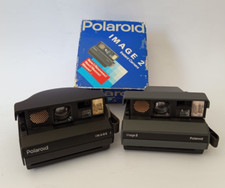 ♥ POLAROID IMAGE 2 LOTTO DI 2 MACCHINE FOTOGRAFICHE ISTANTANEE VINTAGE ANNI 90