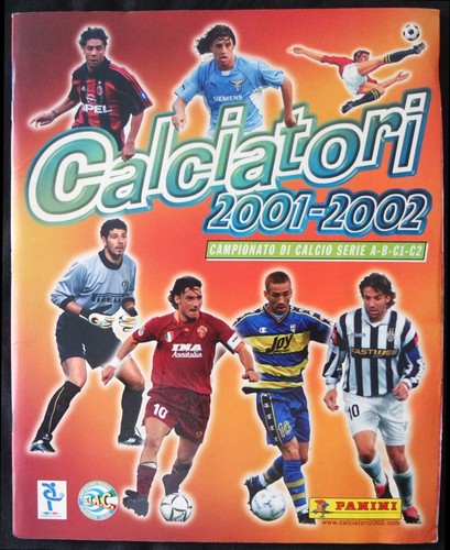 Panini calciatori 2001 2002 - calciatori, 2001-2002