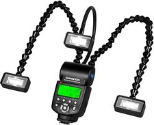 KUANGREN KR-888 luce flash macro retrattile GN58 per fotocamera Canon Nikon Pentax