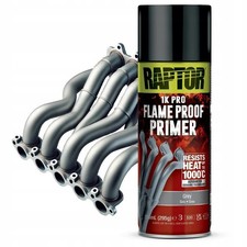 Raptor Vernice termoresistente per marmitte Gris Vernice ignifuga 1000 °C 336ml