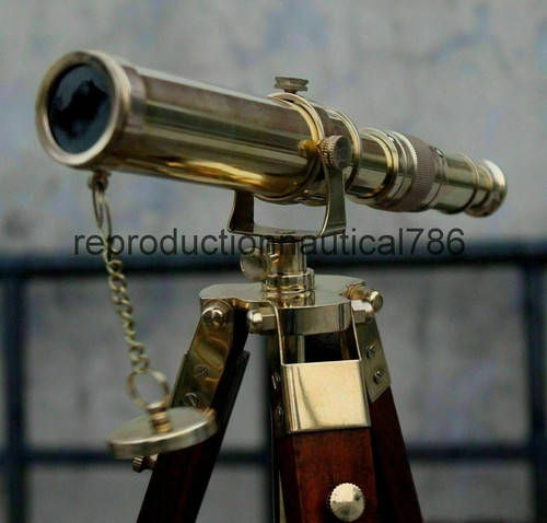 Telescopio nautico ottone - telescopio,