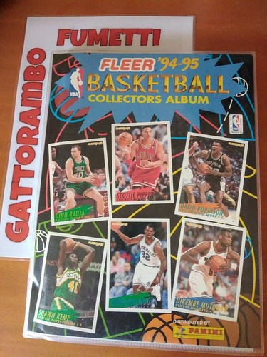Basketball fleer cards album - fleer,
