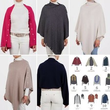 Marenza Poncho con bottoni 10