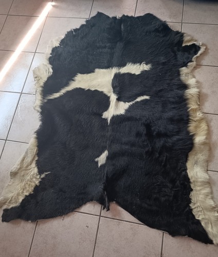 Tappeto vera pelle nero - , /