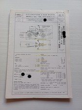 Benelli Motobi 49 Mini Bike 4V 1971 Facsimile originale scheda omologazione DGM